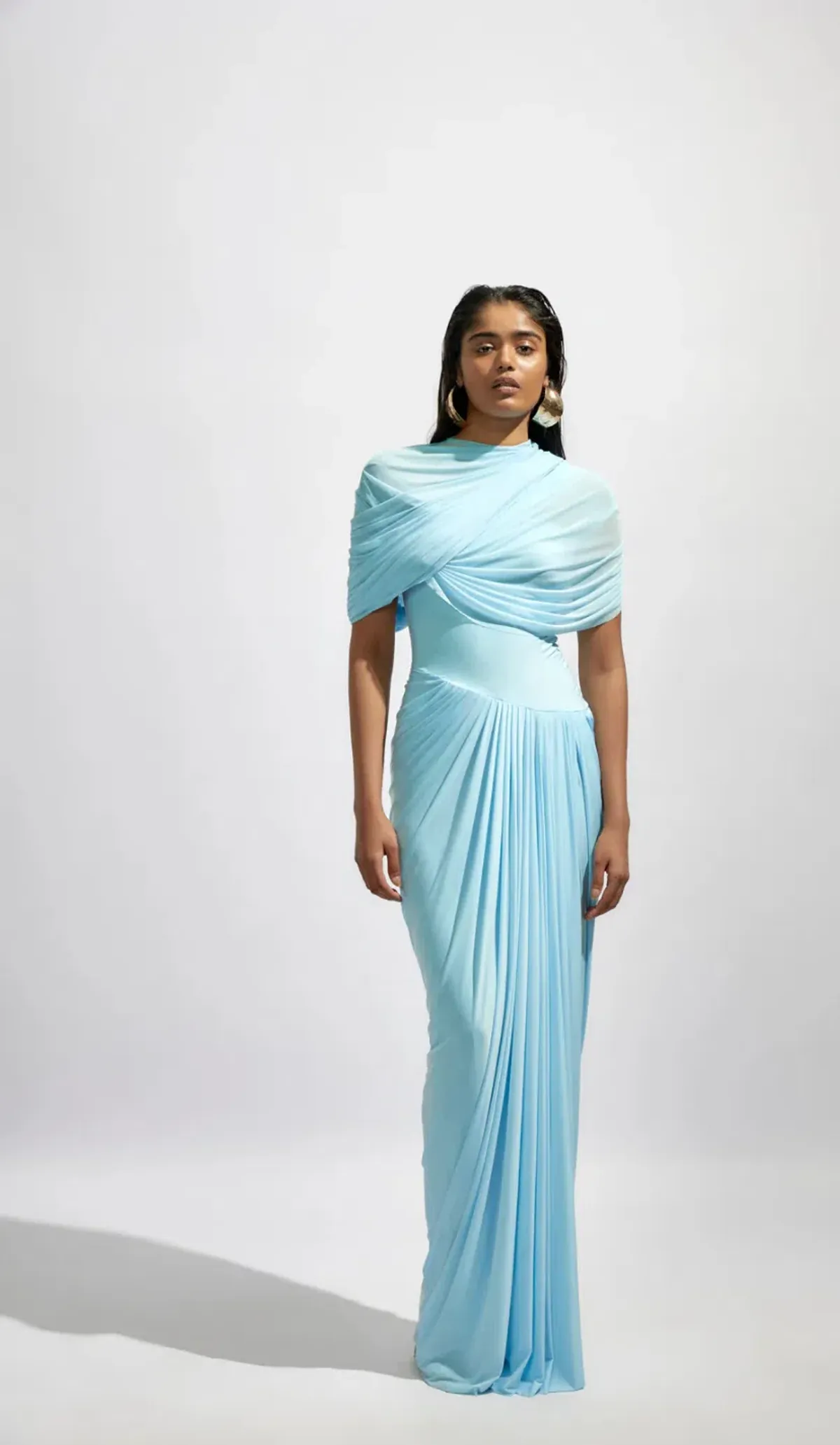 Deme by Gabriella Jasmine Maxi Gown Blue Size 10  for rent on The Volte - main image