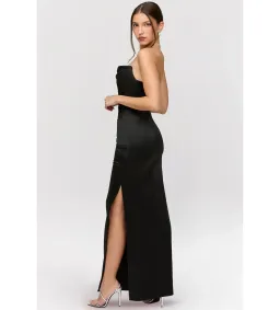 House of CB Adrienne Corset Maxi Dress in Black Size 8 for rent on The Volte - image 3