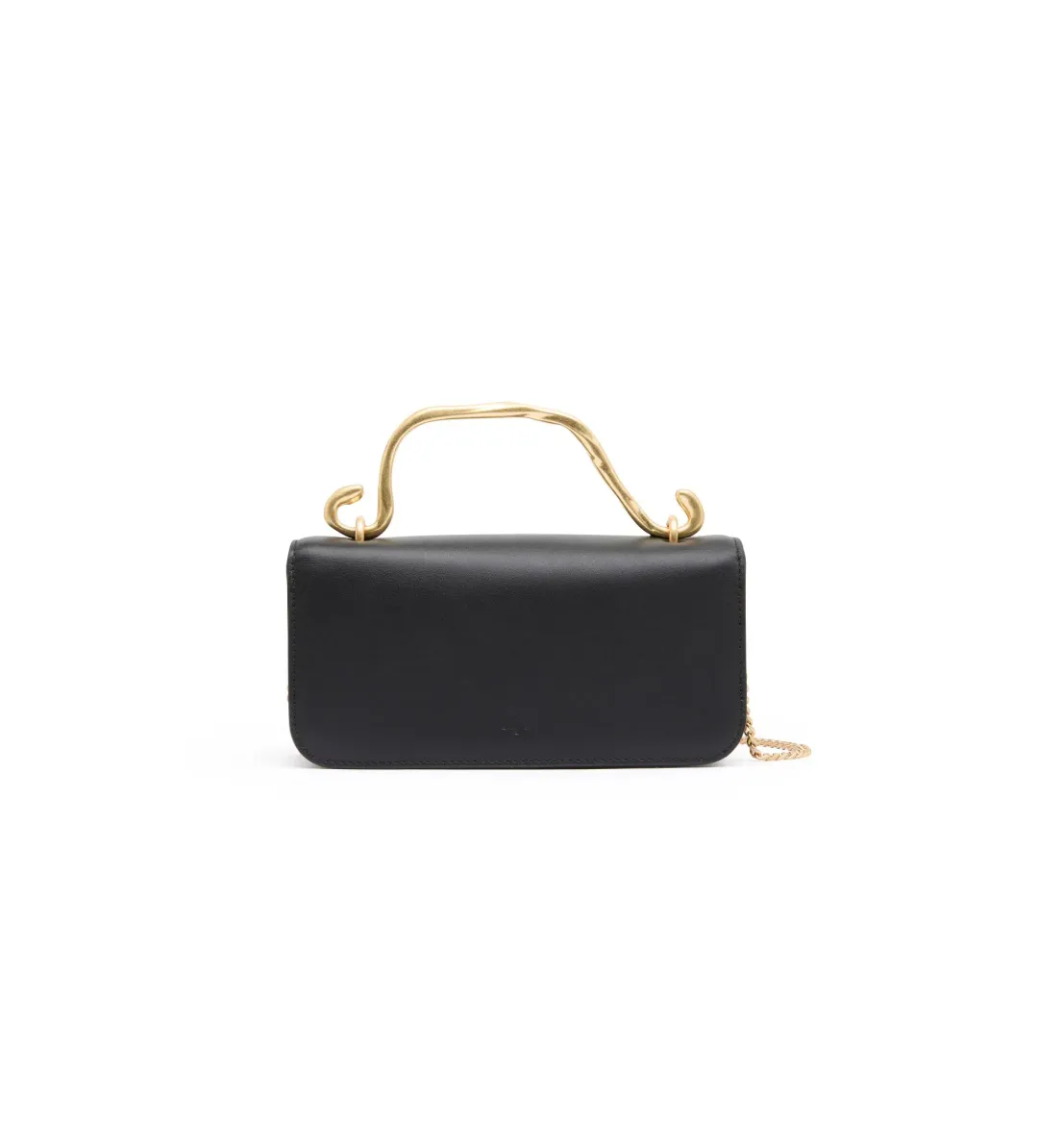 Aje Alessia Flower Clutch Black for rent on The Volte - main image