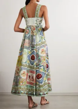 Alemais Tommasina Print Sundress Size AU 10 for rent on The Volte - image 3