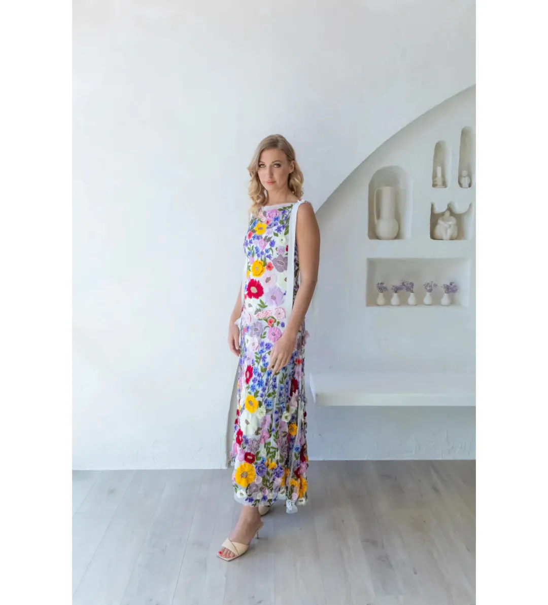 Rachel Gilbert Nya Gown in Floral Size AU 14 for rent on The Volte - main image