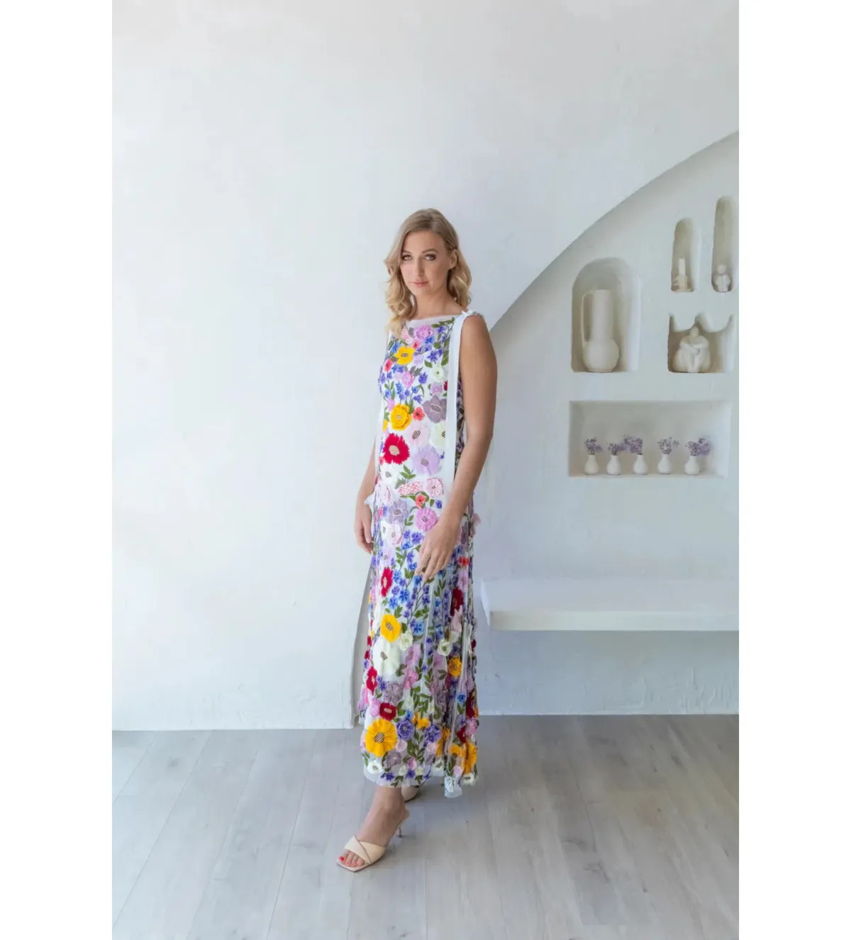 Rachel Gilbert Nya Gown in Floral Size AU 14 for rent on The Volte - main image