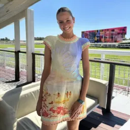 Zimmermann Coaster Structured Mini Dress Poster Print Size 2 / AU 12 for rent on The Volte - image 3