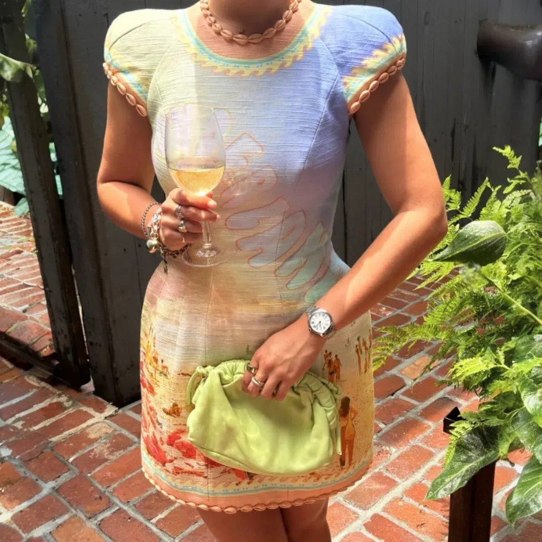 Zimmermann Coaster Structured Mini Dress Size 2 / 12 AU for rent on The Volte - main image