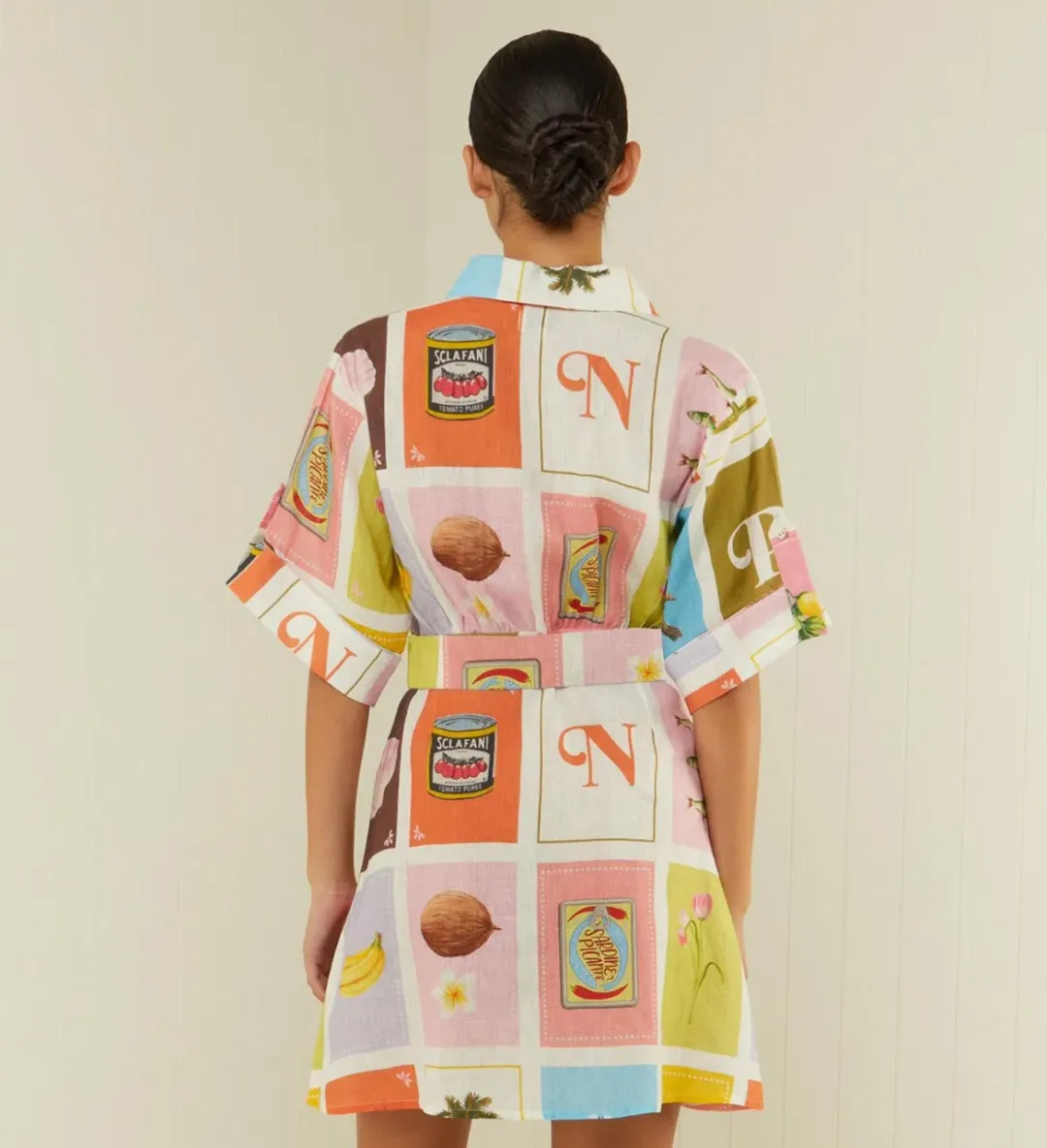 Palm Noosa Camellia Dress Multi  Size 10 for rent on The Volte - main image