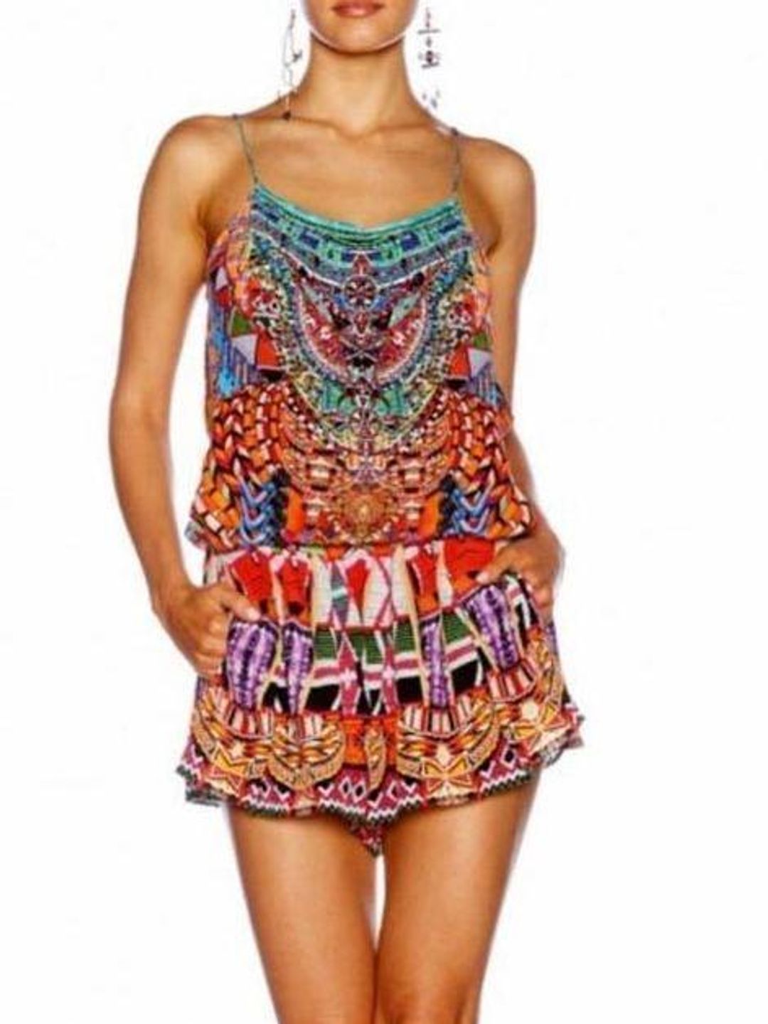 Camilla Rural Rave Playsuit Size 8 for rent on The Volte - main image