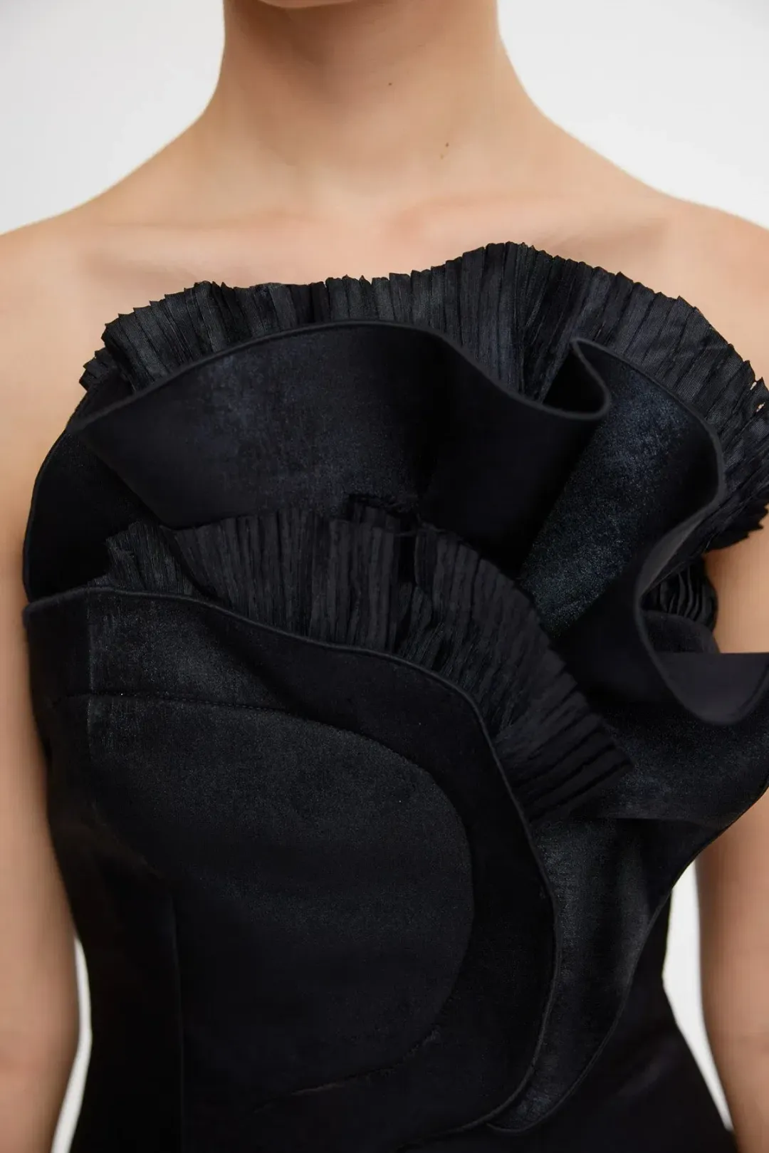 Acler Webster Midi Dress in Black Metallic Size AU 12 for rent on The Volte - main image