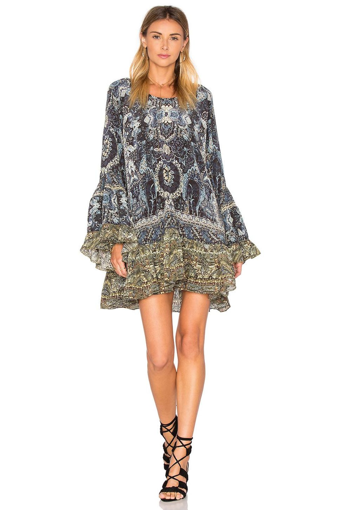 Camilla Constantinople A-Line Frill Dress Size 10 for rent on The Volte - main image