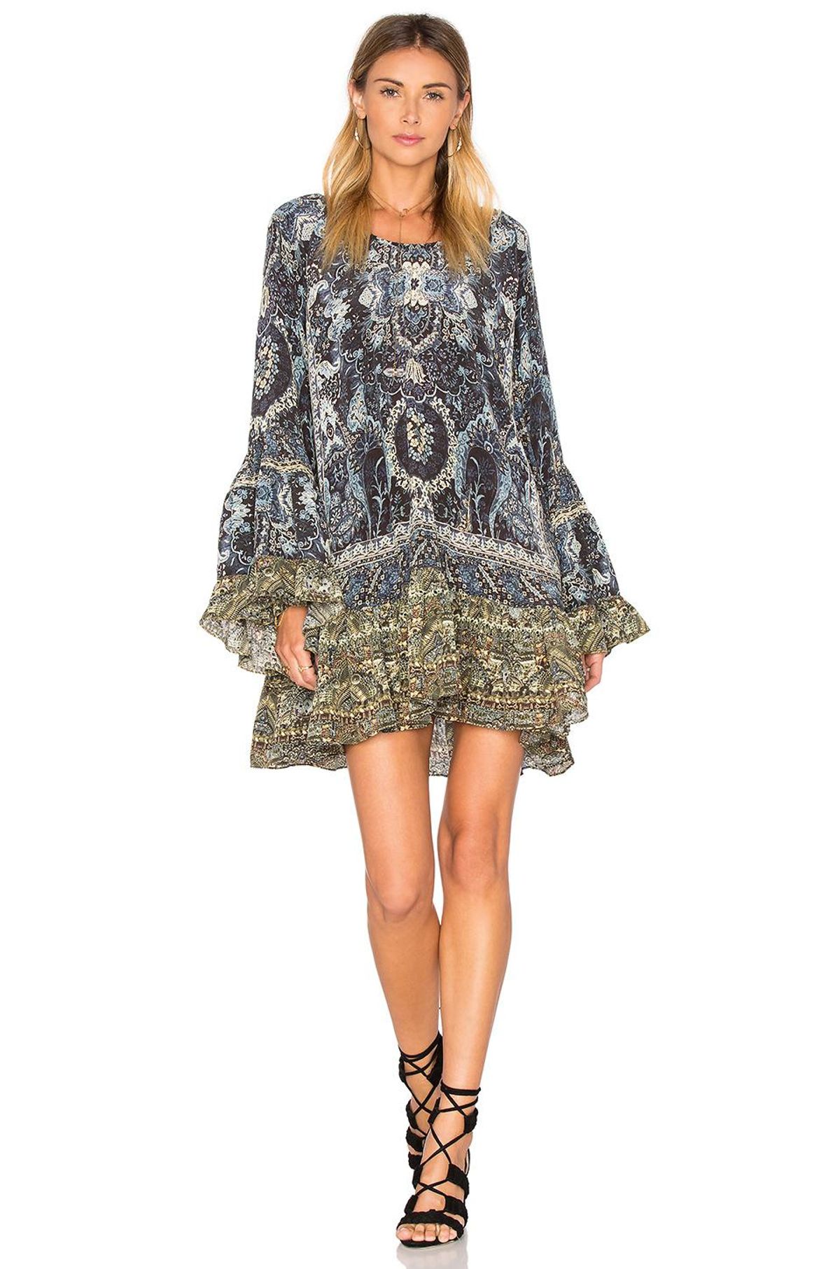 Camilla Constantinople A-Line Frill Dress Size 10 for rent on The Volte - main image