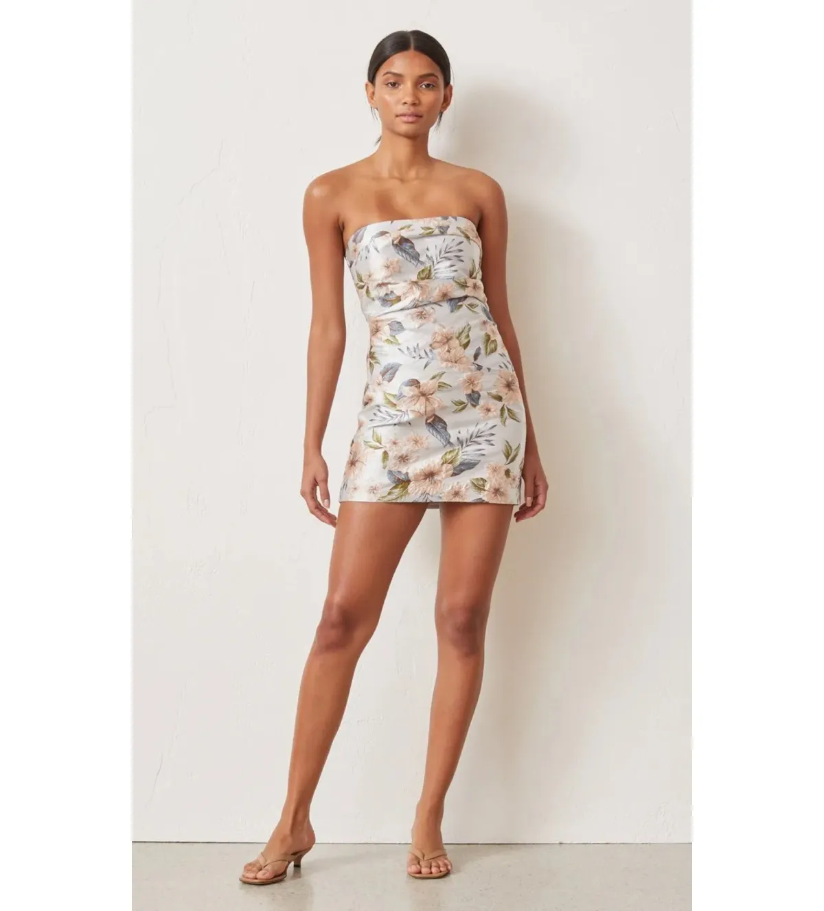 Bec & Bridge Fleurette Jacquard Mini Dress Floral Size AU 8 for rent on The Volte - main image
