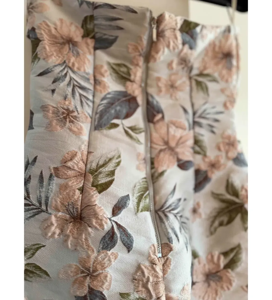 Bec & Bridge Fleurette Jacquard Mini Dress Floral Size AU 8 for rent on The Volte - main image