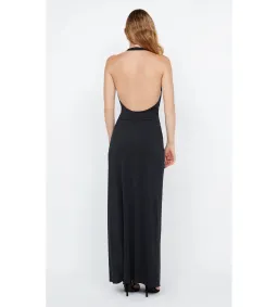 Bec & Bridge Tillie Drape Maxi Dress Black Size AU 6 for rent on The Volte - image 3
