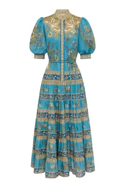 Alemais Cassie Tiered Midi Dress- 4 for rent on The Volte - image 4