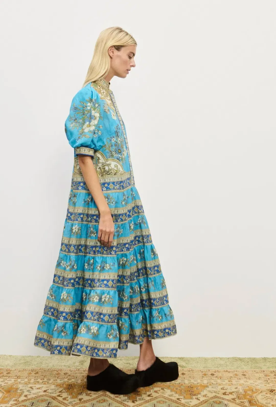 Alemais Cassie Tiered Midi Dress- 4 for rent on The Volte - main image