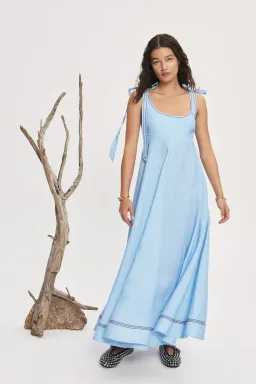 Alemias Donata Ballet Sundress Blue Size 4 for rent on The Volte - image 1