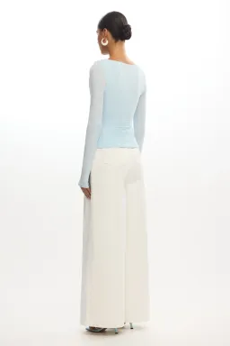 Significant Other Lex Long Sleeve Top Blue Size 8 for rent on The Volte - image 2