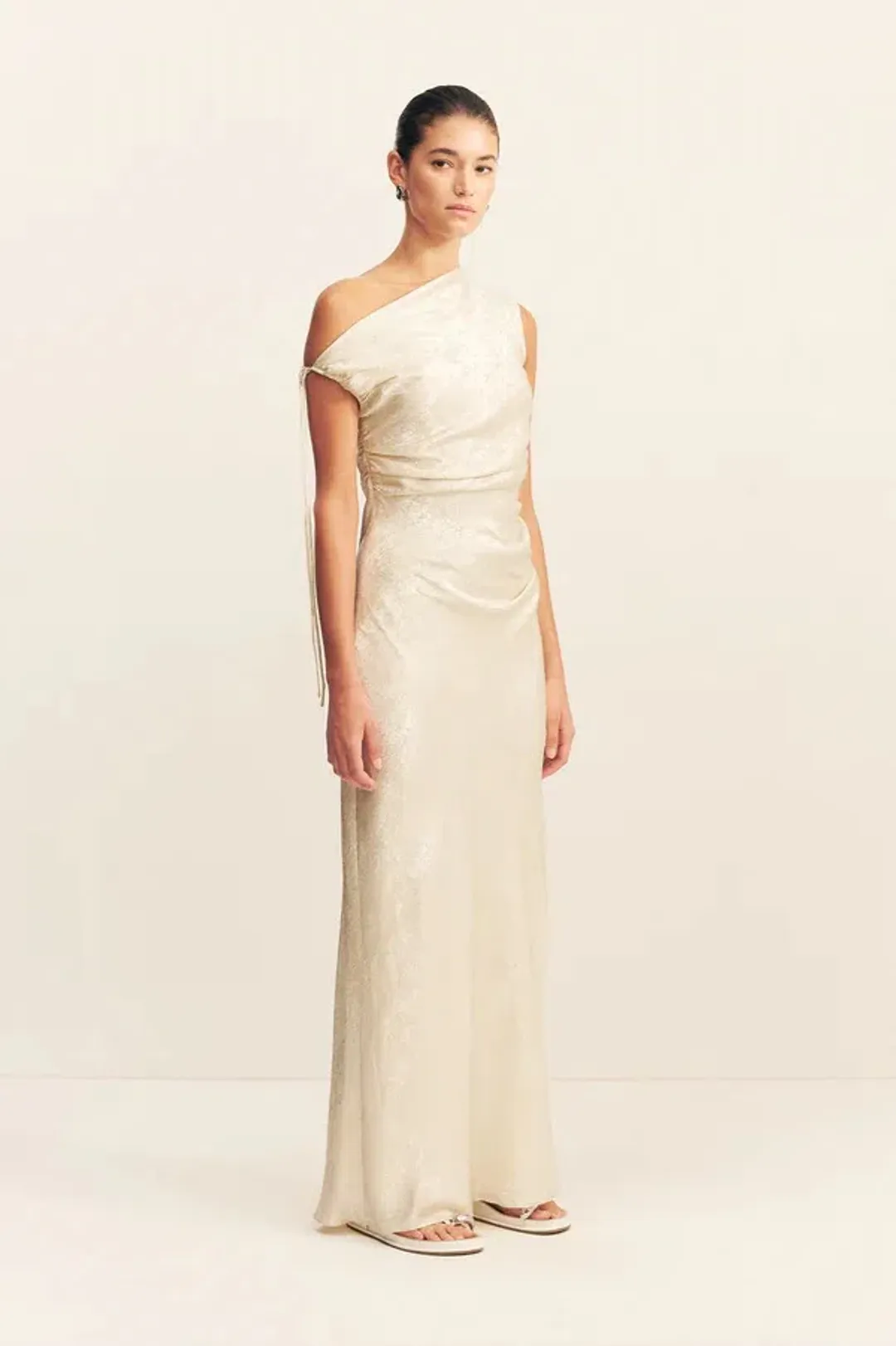 Shona Joy Calder Gathered Maxi Dress Bubbly Size 12 for rent on The Volte - main image