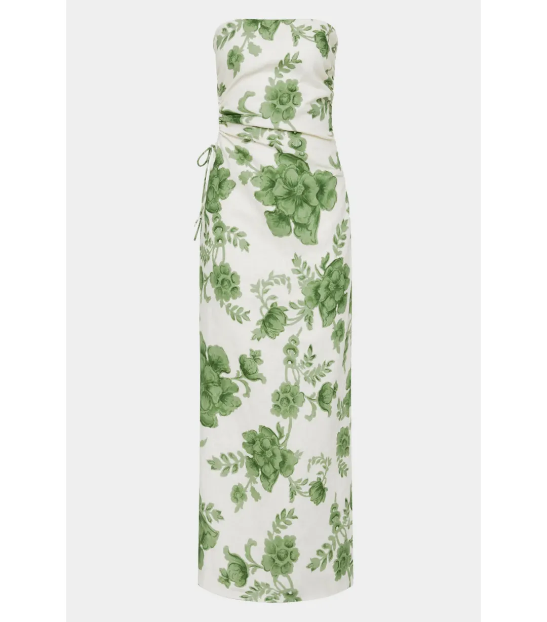 Sir the Label Gardella Strapless Midi Dress Frisa Print Size 1 / AU 8 for rent on The Volte - main image