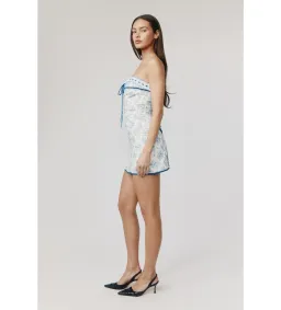 With Jean Sabrin Mini Dress Toile Papillon Size S AU 8 for rent on The Volte - image 3