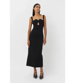 Camilla and Marc Brixton Midi Dress Black Size AU 8 for rent on The Volte - image 1