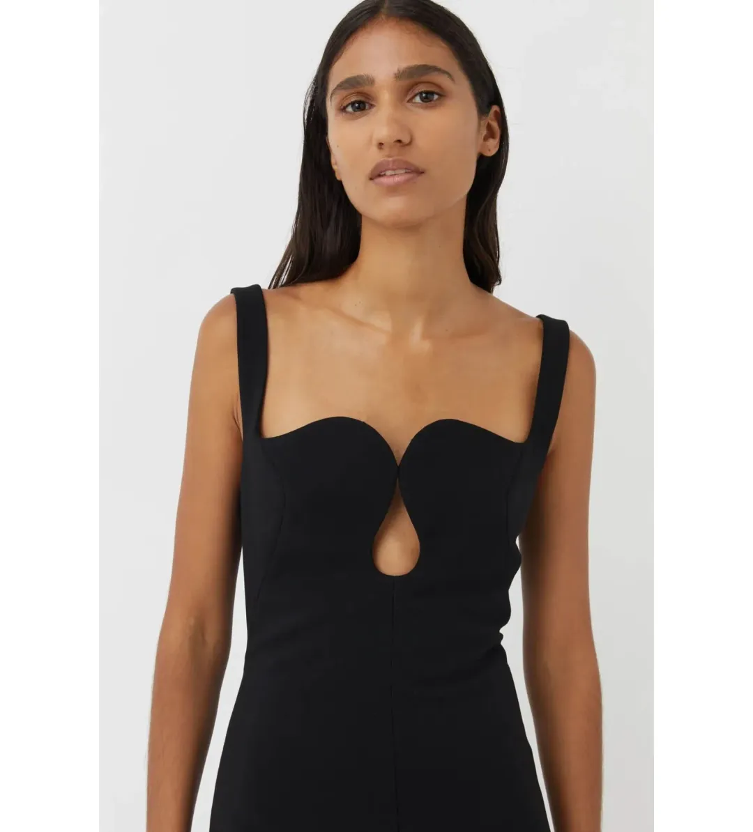 Camilla and Marc Brixton Midi Dress Black Size AU 8 for rent on The Volte - main image