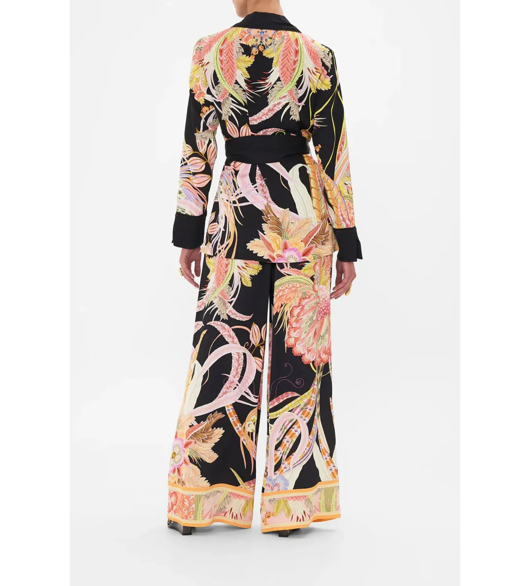 Camilla Relaxed Jacket with Hip pockets in Lady of the Moon Size S / AU 10 for rent on The Volte - main image