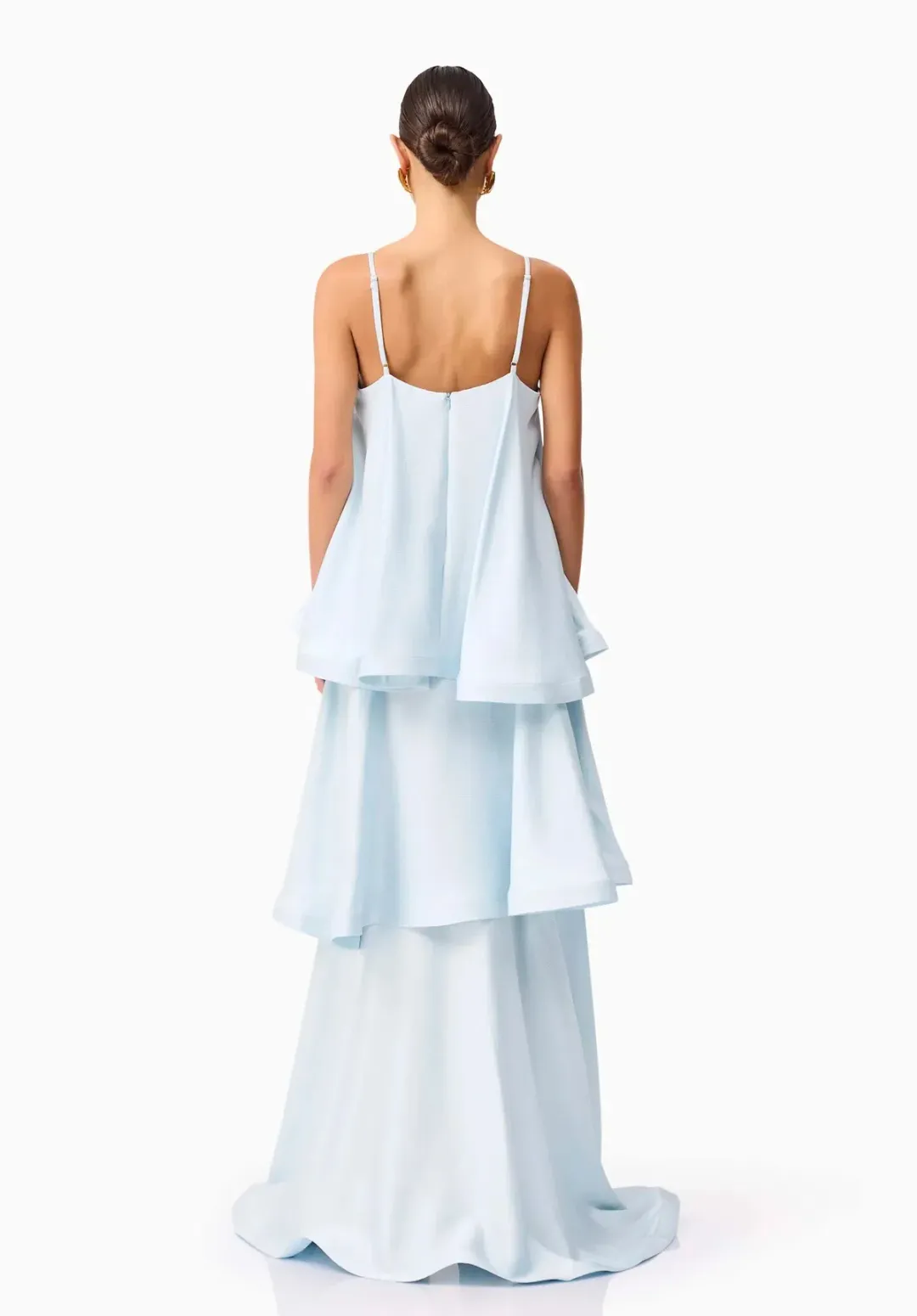 Elliatt Tilly Tiered Maxi Dress Blue Size S / AU 8 for rent on The Volte - main image