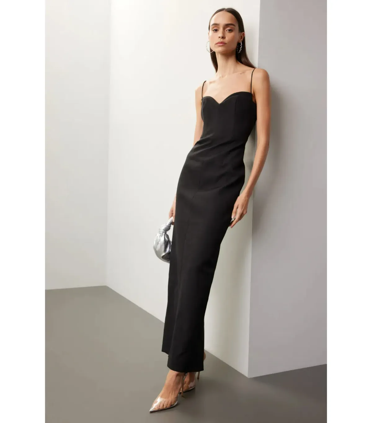 Rachel Gilbert Bodie Maxi Gown Black Size 0 / AU 6 for rent on The Volte - main image