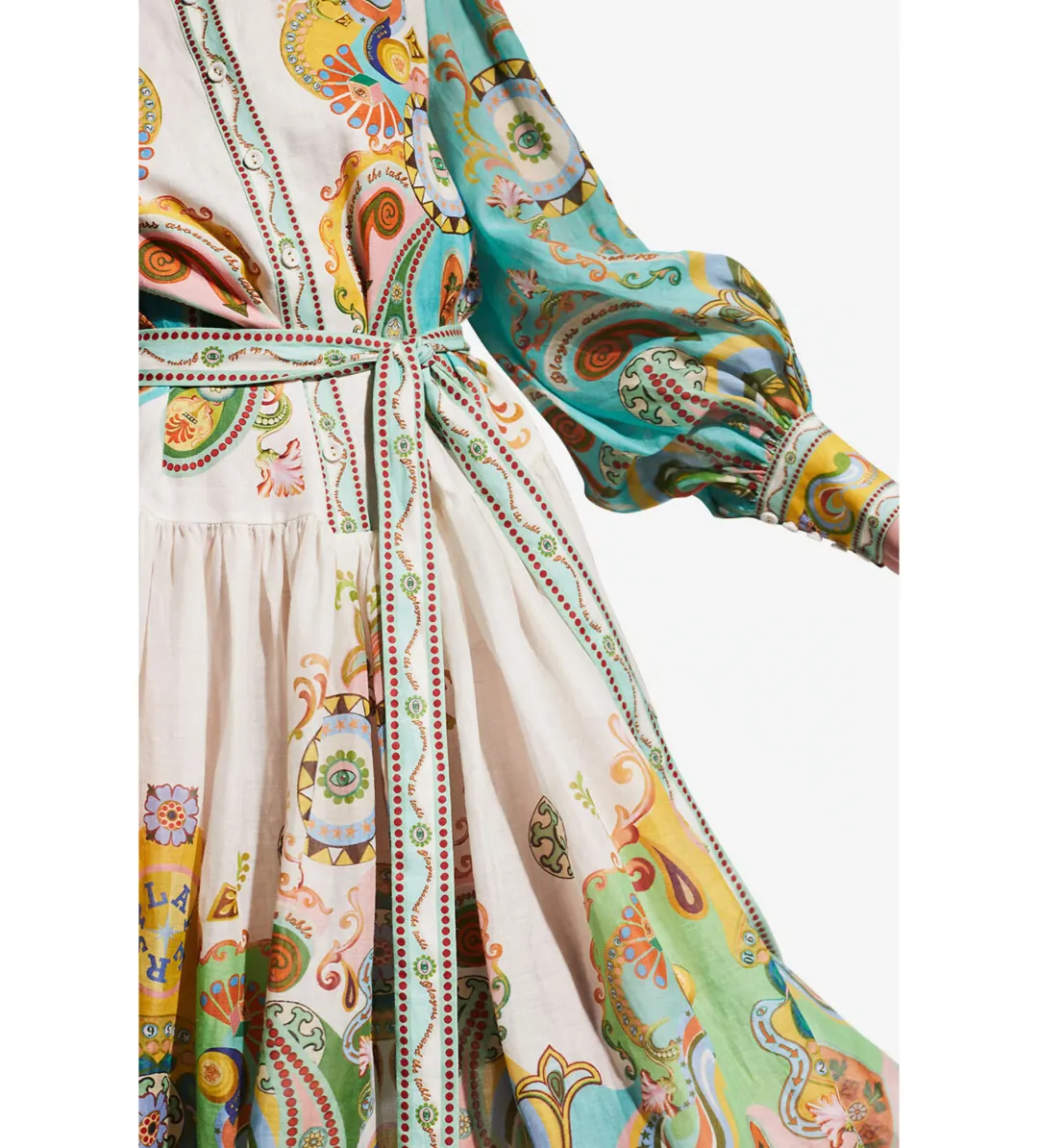 Alemais Pinball Shirtdress in Multi Size 2 / AU 6 for rent on The Volte - main image