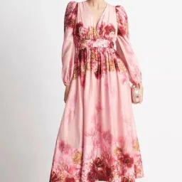 Sheike Swan Lake Midi Dress in Pink Size 14 for rent on The Volte - image 2