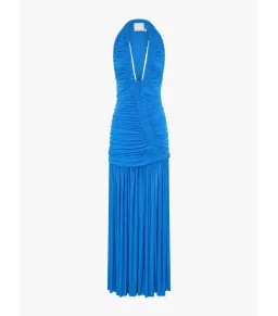 Christopher Esber Orion Maxi Gown Lapis Size AU 8 for rent on The Volte - image 4