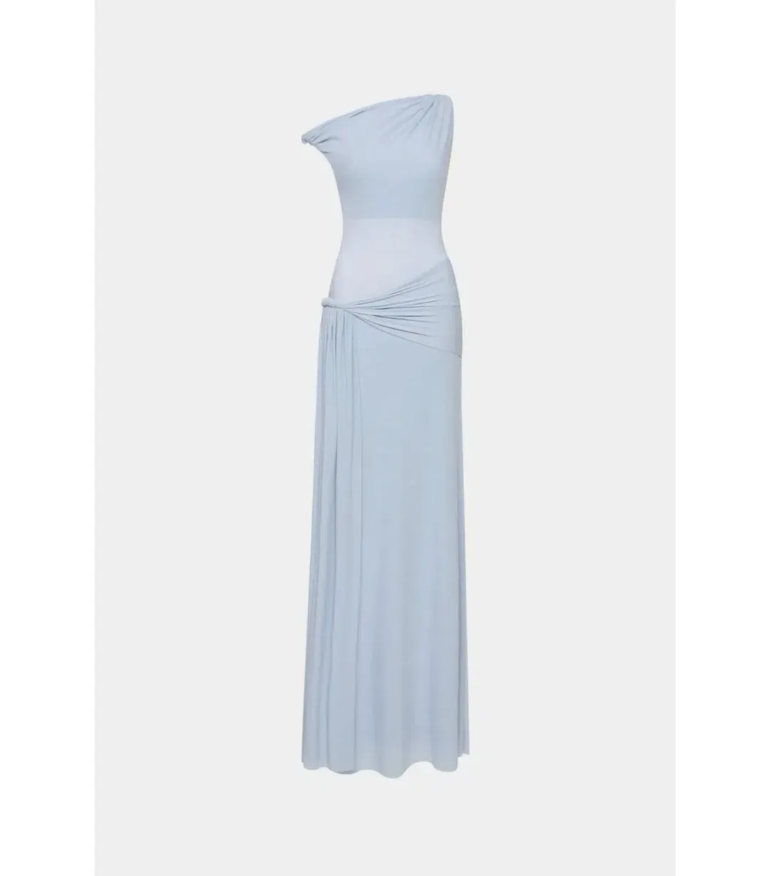 Misha The Sisal Mesh Maxi Dress in Dove Blue Size XS / AU 6 for rent on The Volte - main image