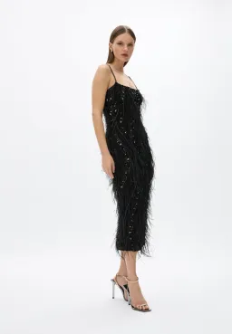 Rachel Gilbert Cynthia Dress Black Size 4 / AU 14 for rent on The Volte - image 3