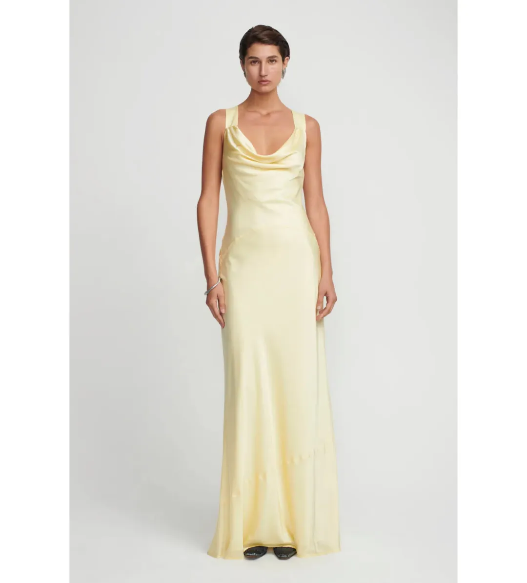Hansel and Gretel Cameron Maxi  Dress in Butter Size AU 14 for rent on The Volte - main image