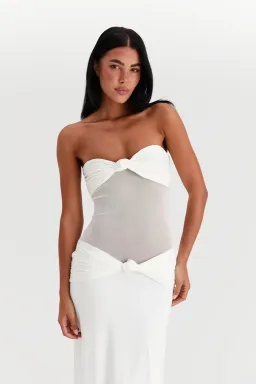 Sasha Therese Amara Maxi Dress in Ivory Size M / AU 10 for rent on The Volte - image 3