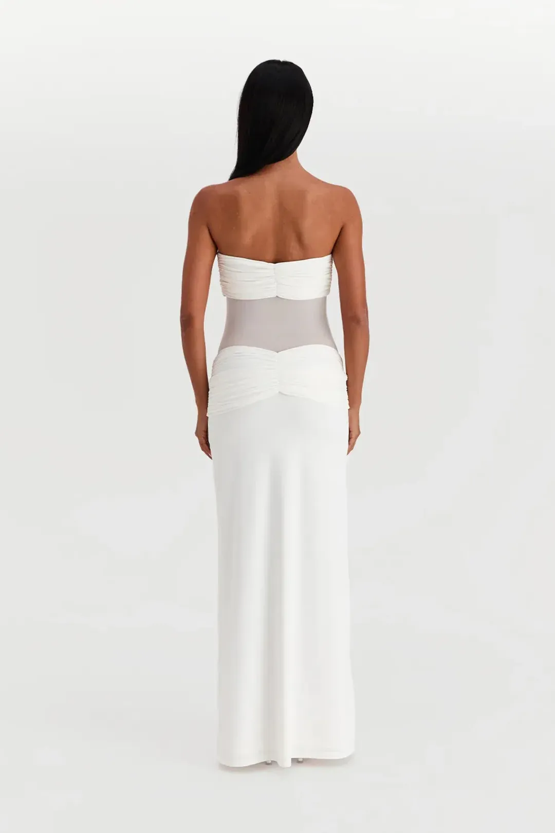 Sasha Therese Amara Maxi Dress in Ivory Size M / AU 10 for rent on The Volte - main image