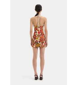 Sir The Label Castella Mini Dress Red Floral Rosso Size 1/AU 8 for rent on The Volte - image 4