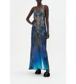 Camilla Bias Cut Tank Dress in Ground Control Size S / AU 10 for rent on The Volte - image 1