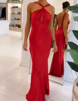 Bec & Bridge Elisia Twist Maxi Dress Size 6  for rent on The Volte - image 1