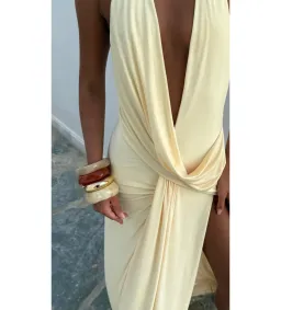 Natalie Rolt Winona Gown Lemon Size 0/AU 6 for rent on The Volte - image 4