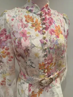 Zimmermann Natura Buttoned Mini Dress for rent on The Volte - image 2