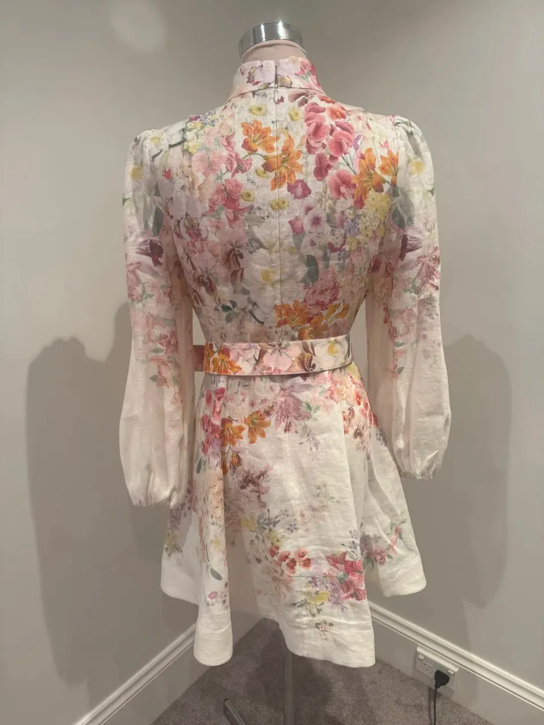 Zimmermann Natura Buttoned Mini Dress for rent on The Volte - main image