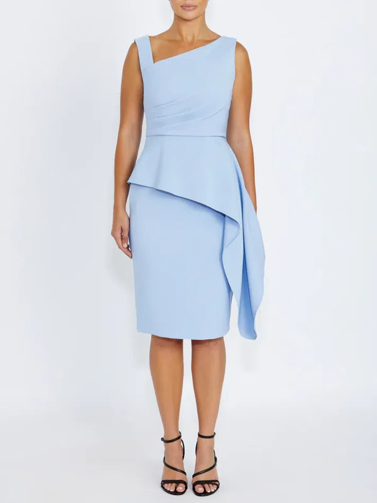 Anthea Crawford Marcia Dress Blue Size 12 for rent on The Volte - main image