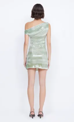 Bec & Bridge Brydie Asym Mini Dress in Mint Sequin Size 12 for rent on The Volte - image 2