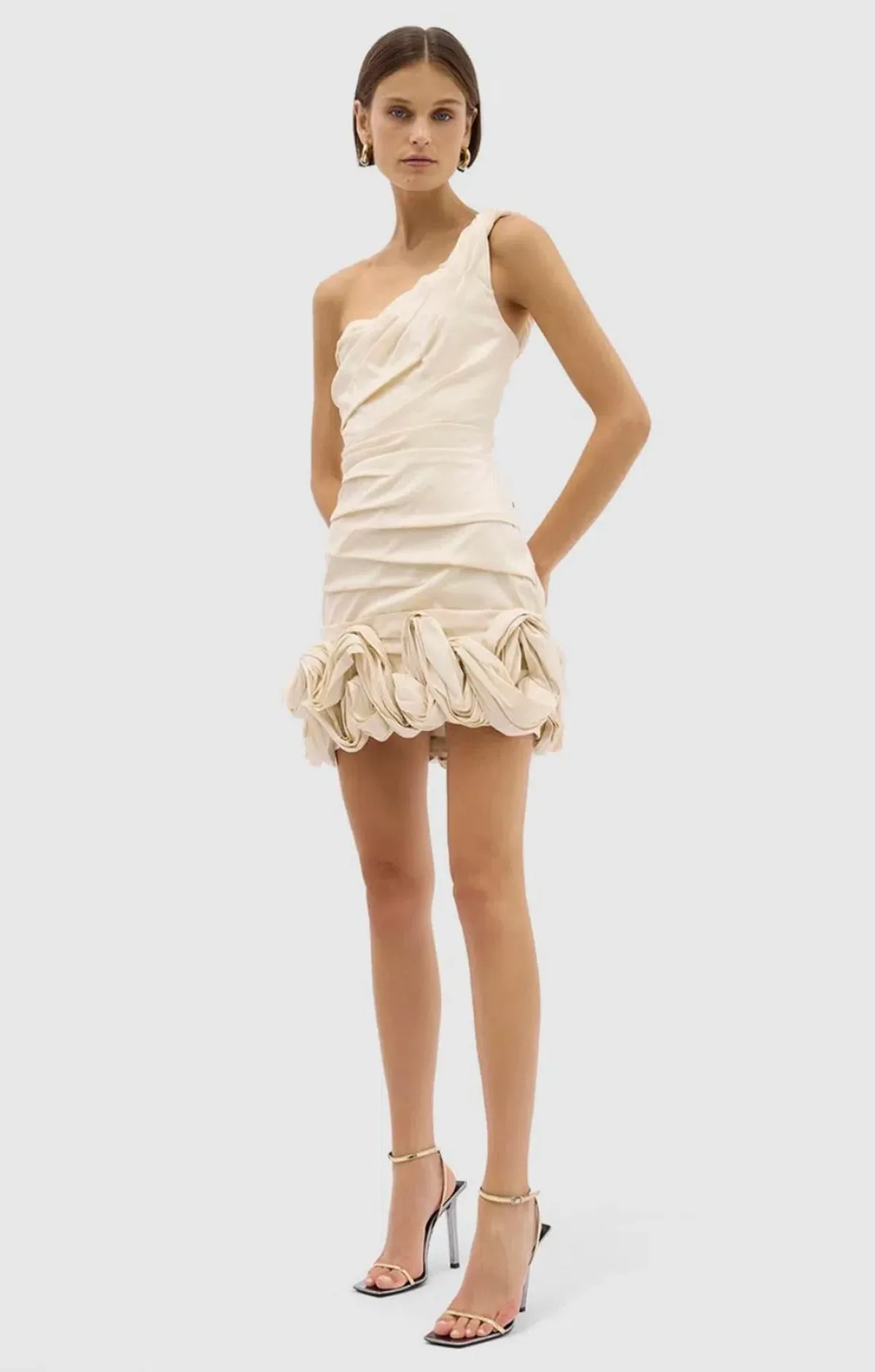 Rachel Gilbert Ochre Mini Dress Cream Size 2 / AU 10 for rent on The Volte - main image