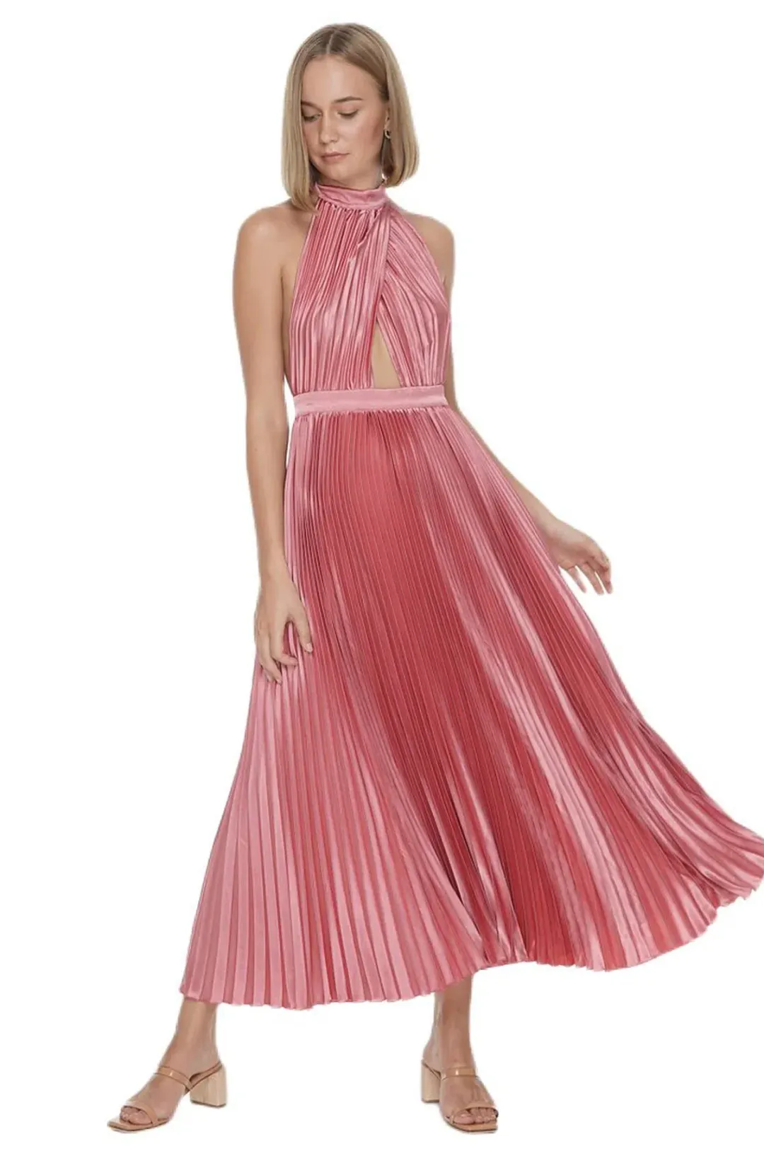 L'idée Woman Renaissance Gown Pink Size 8  for rent on The Volte - main image