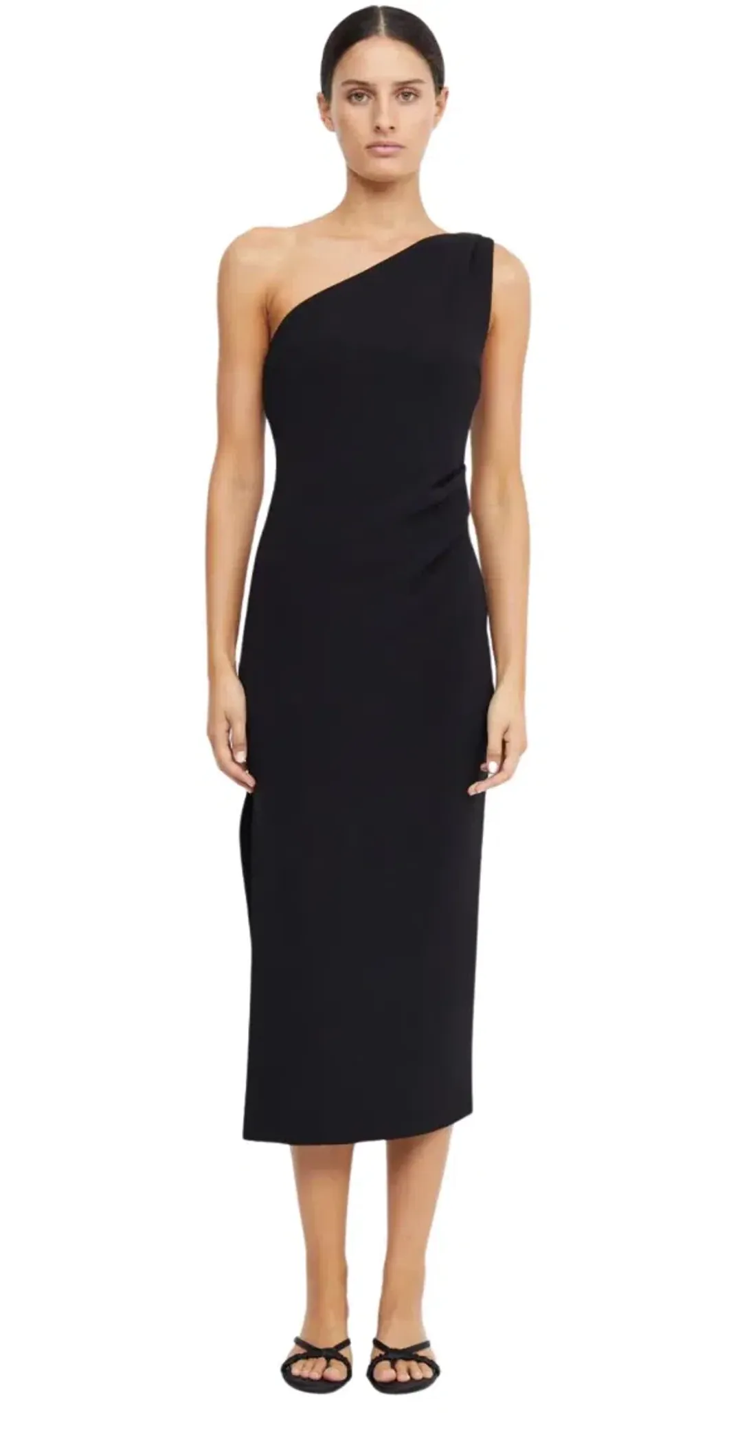 Bec & Bridge Be Mine One Shoulder in Navy Size 16 for rent on The Volte - main image