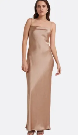 Bec & Bridge Dress The Dreamer Tie Dress In Golden Size AU 10 for rent on The Volte - image 2