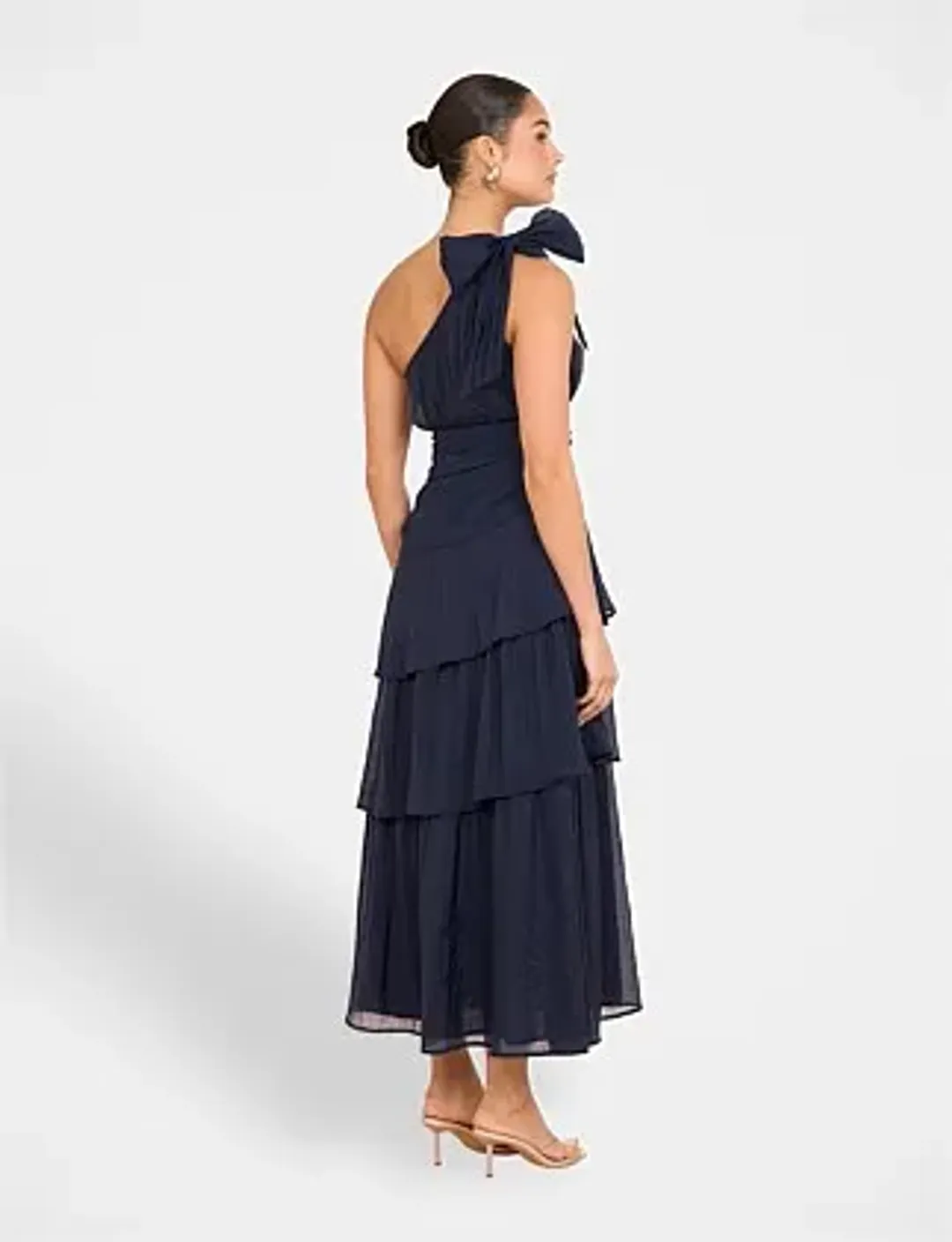SEERA RUFFLE MAXI DRESS for rent on The Volte - main image