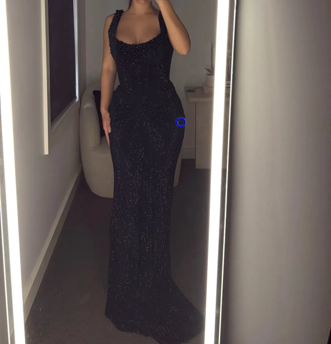 Lirika Vesa Vivienne Gown Black Size 6 for rent on The Volte - main image